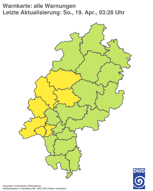 Aktuelle Wetterwarnungen für %region%
